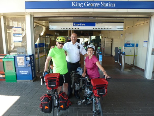 The start at Surrey King George Station